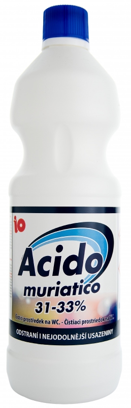 Extra silný čistič WC proti odolným usazeninám IO Acido Muriatico 31-33% 
