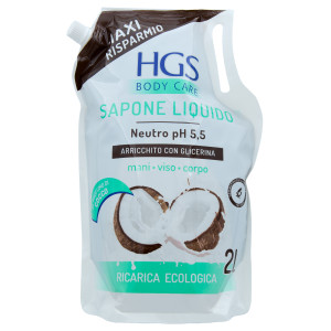 HGS SAPONE LIQUIDO Cocco 2000 ml tekuté mýdlo