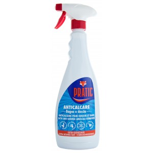 PRATIC ANTICALCARE BAGNO E DOCCIA 750 ml čistič na sprchové kouty