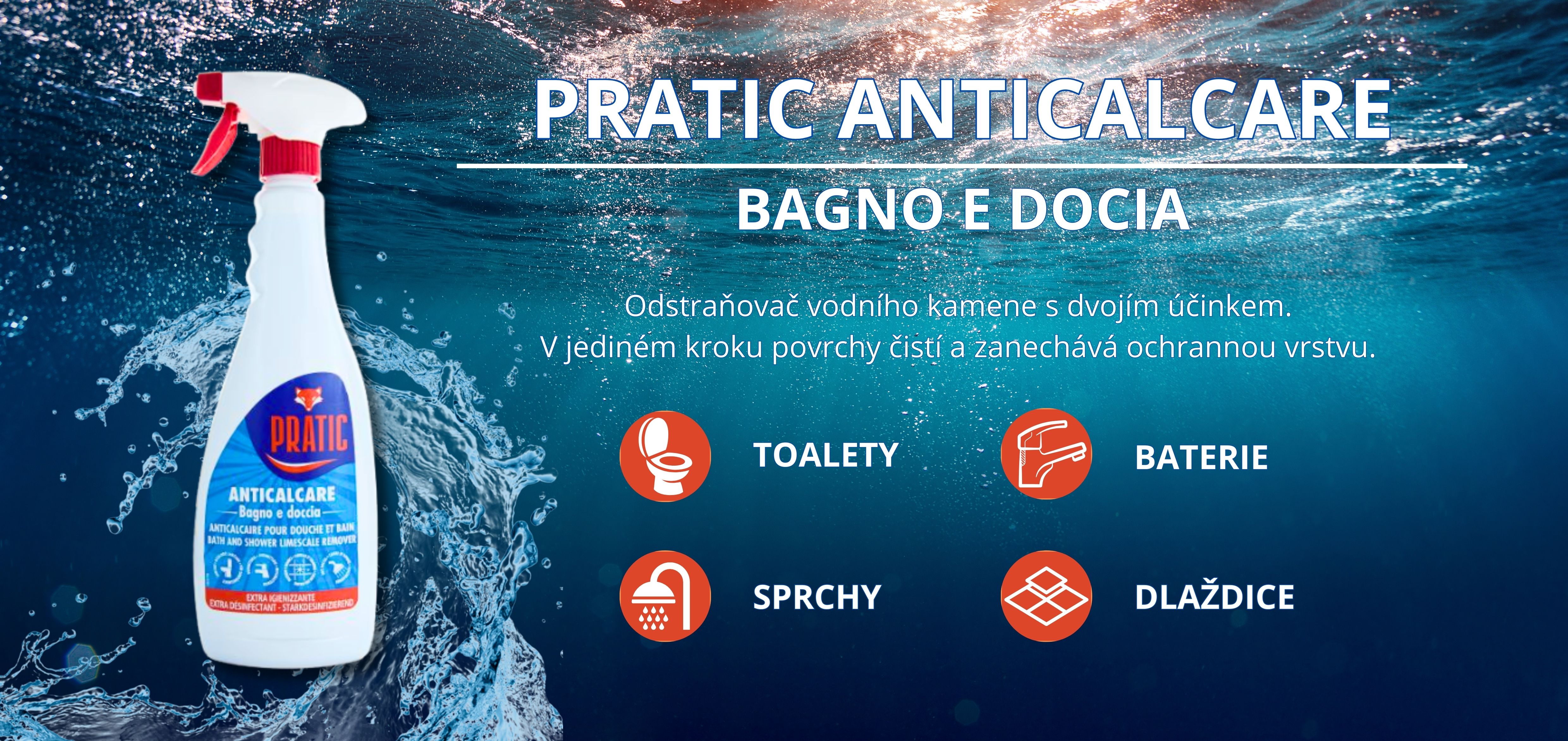 Pratic Anticalcare Bagno - Drogerie.cz